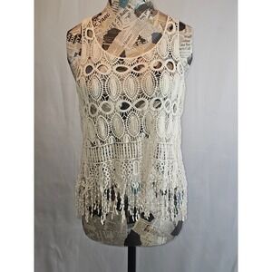 Women's Breeze Ever‎ 100% Cotton Boho Top Size Large